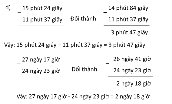 Toán lớp 5 Bài 69. Cộng số đo thời gian. Trừ số đo thời gian - SGK cánh diều 4