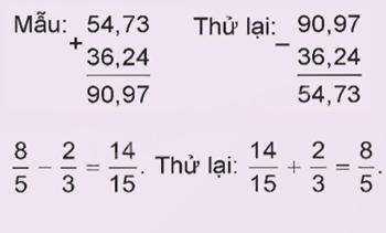 Toán lớp 5 Bài 69. Ôn tập các phép tính với số tự nhiên, phân số, số thập phân - SGK Kết nối tri thức với cuộc sống 4