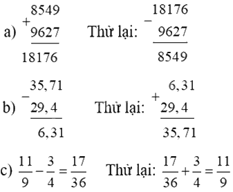 Toán lớp 5 Bài 69. Ôn tập các phép tính với số tự nhiên, phân số, số thập phân - SGK Kết nối tri thức với cuộc sống 4 2