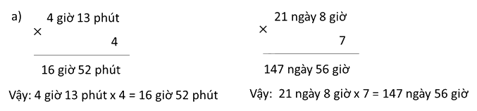 Toán lớp 5 Bài 70. Nhân số đo thời gian với một số. Chia số đo thời gian cho một số - SGK cánh diều 1