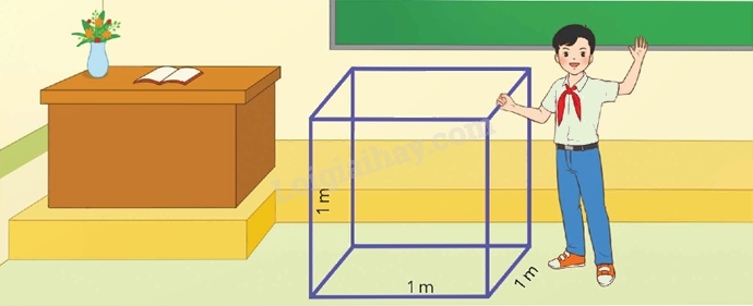 Toán lớp 5 Bài 72. Mét khối - SGK chân trời sáng tạo 0 1