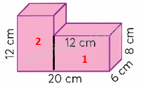 Toán lớp 5 Bài 73. Thể tích hình hộp chữ nhật - SGK chân trời sáng tạo 3 2