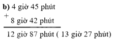 Toán lớp 5 Bài 78. Cộng số đo thời gian - SGK chân trời sáng tạo 2