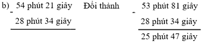 Toán lớp 5 Bài 79. Trừ số đo thời gian - SGK chân trời sáng tạo 2