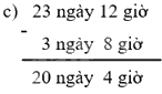 Toán lớp 5 Bài 79. Trừ số đo thời gian - SGK chân trời sáng tạo 3