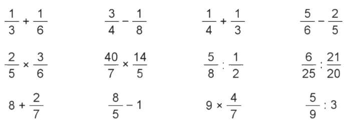 Toán lớp 5 Bài 83. Ôn tập về phân số và các phép tính với phân số - SGK cánh diều 3 1