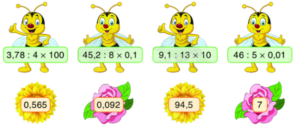 Toán lớp 5 Bài 87. Ôn tập về các phép tính với số thập phân (tiếp theo) - SGK Bình Minh 2