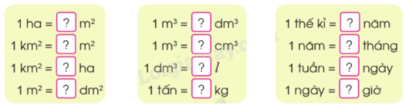 Toán lớp 5 Bài 87. Ôn tập về đo lường - SGK cánh diều 0 1