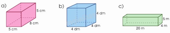 Toán lớp Bài 65. Thể tích hình hộp chữ nhật, hình lập phương - SGK cánh diều 0 1