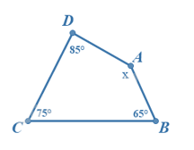 Tổng các góc của một tứ giác 1