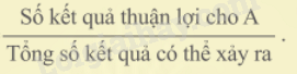 Trắc nghiệm Bài 1: Mô tả xác suất bằng tỉ số Toán 8 Chân trời sáng tạo 0 2