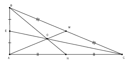 Trắc nghiệm Bài 10: Tính chất ba đường trung tuyến của tam giác Toán 7 Cánh diều 0 7