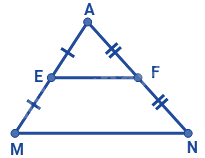 Trắc nghiệm Bài 16: Đường trung bình của tam giác Toán 8 Kết nối tri thức 0 11