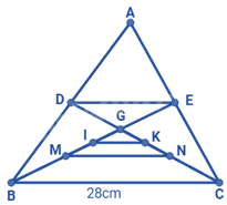 Trắc nghiệm Bài 16: Đường trung bình của tam giác Toán 8 Kết nối tri thức 0 20