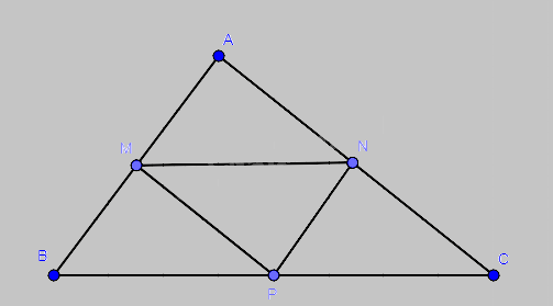Trắc nghiệm Bài 16: Đường trung bình của tam giác Toán 8 Kết nối tri thức 0 9