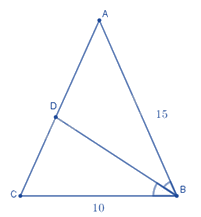 Trắc nghiệm Bài 17: Tính chất đường phân giác của tam giác Toán 8 Kết nối tri thức 0 20