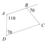 Trắc nghiệm Bài 3: Hình thang - Hình thang cân Toán 8 Chân trời sáng tạo 0 5