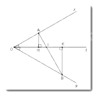Trắc nghiệm Bài 32: Quan hệ đường vuông góc và đường xiên Toán 7 Kết nối tri thức 0 7