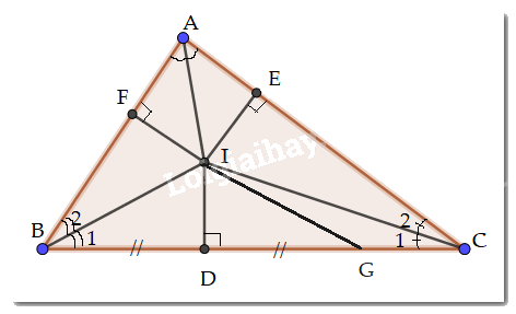 Trắc nghiệm Bài 34: Sự đồng quy của ba đường trung tuyến, ba đường phân giác trong một tam giác Toán 7 Kết nối tri thức 0 7