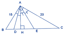 Trắc nghiệm Bài 4: Tính chất đường phân giác của tam giác Toán 8 Cánh diều 0 24