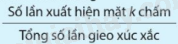Trắc nghiệm Bài 5: Xác suất thực nghiệm của một biến cố trong một số trò chơi đơn giản Toán 8 Cánh diều 0 10