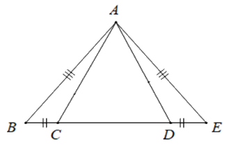 Trắc nghiệm Bài 7: Tam giác cân Toán 7 Cánh diều 0 14