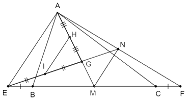 Trắc nghiệm Bài 7: Tính chất ba đường trung tuyến của tam giác Toán 7 Chân trời sáng tạo 0 4