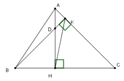 Trắc nghiệm Bài 8: Tính chất ba đường cao của tam giác Toán 7 Chân trời sáng tạo 0 9
