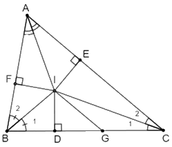 Trắc nghiệm Bài 9: Tính chất ba đường phân giác của tam giác Toán 7 Chân trời sáng tạo 0 2