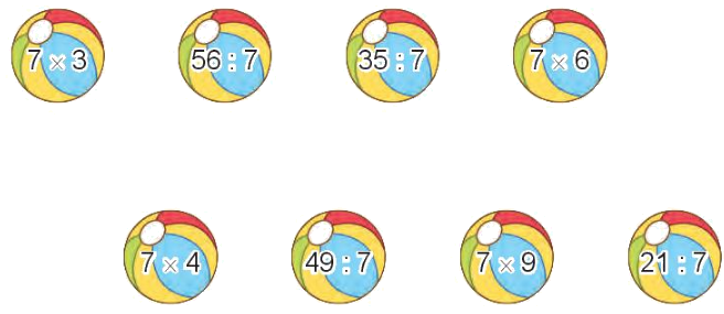 Trắc nghiệm: Bảng chia 7 Toán 3 Cánh diều 0 14