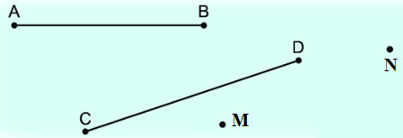 Trắc nghiệm Điểm - Đoạn thẳng Toán 2 Chân trời sáng tạo 0 21