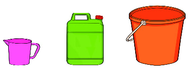 Trắc nghiệm Đựng nhiều nước, đựng ít nước Toán 2 chân trời sáng tạo 0 5